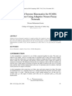 Solution of Inverse Kinematics For SCARA Manipulator Using Adaptive Neuro-Fuzzy Network