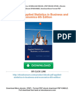 Get (Ebook PDF) Applied Statistics in Business and Economics 6th Edition Free All Chapters