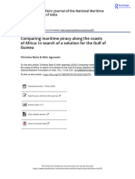 Comparing Maritime Piracy Along The Coasts of Africa in Search of A Solution For The Gulf of Guinea