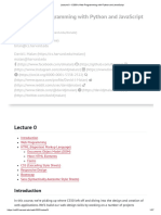 Lecture 0 - CS50's Web Programming With Python and JavaScript