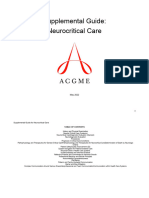 Neuro Critical Care Supplemental Guide Template