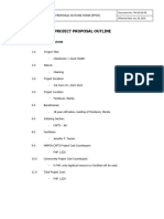  Project Proposal Outline Form (2nd Draft)