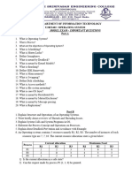 U20it402 Os Model Exam Important Questions