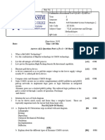 Cat I Et19201 Vlsi Design Set A QP Key