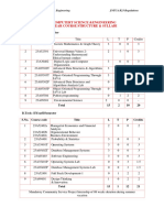 5 B Tech CSE - R23 II Year Course Structure & Syllabi