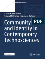 Community and Identity in Contemporary Technosciences: Karen Kastenhofer Susan Molyneux-Hodgson Editors