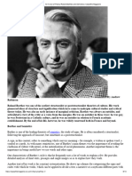 C-01. Roland Barthes and Semiotics