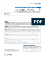 How To Define and Meet Blood Pressure Targets After Traumatic Brain Injury: A Narrative Review