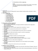 Unit One - Introduction To Software Engineering