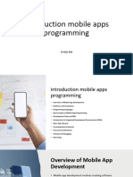 Introduction Mobile Apps Programming