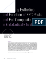 ESTÉTICA. Gerardo Durán Maximizing Esthetics and Function of FRC Posts and Full Composite Crowns in Endodontically Treated Teeth