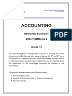 Term 3 and 4 Revision Booklet