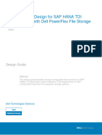 Dell Validated Design For SAP HANA TDI Deployments With Dell PowerFlex File Storage