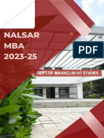 The Nalsar Mba 2023-25