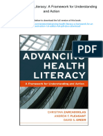 Advancing Health Literacy: A Framework For Understanding and Action. ISBN 0787984337, 978-0787984335