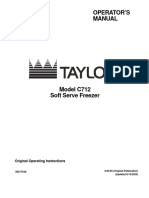 Taylor C712 SoftServeFreezer Manual 1