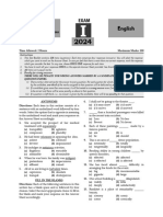 CDS Exam I 2024 English (YearWise)