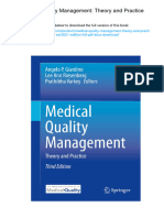 Medical Quality Management: Theory and Practice. ISBN 3030480798, 978-3030480790