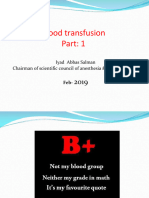 Blood Transfusion 1