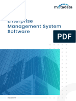 Enterprise Management System Software Datasheet