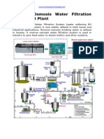 Reverse Osmosis Water Filtration System RO Plant