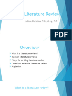 PT 18 Writing Literature Reviews