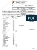 President Ramon Magsaysay State University Certificate of Registration