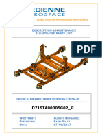 D71STA00005G02 - G - ENGINE STAND - CFM56-7 - AIR TRUCK SHIPPING - Issue 9-DAM