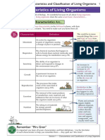 Characteristics and Classification of Living Organisms