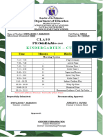 Class Program 2024 2025