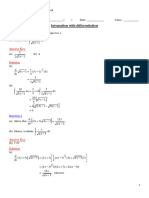 15d Worksheet Integration With Differentiation