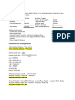 FS Analysis Sample Problems