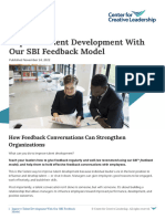 Improve Talent Development With Our SBI Feedback Model From Center For Creative Leadership