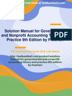 (PDF Download) Solution Manual For Governmental and Nonprofit Accounting Theory and Practice 9th Edition by Freeman Fulll Chapter