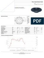 Driver Specification Sheet: Product Description