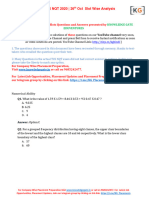 26 OCT SLOT 1 & 2 Analysis