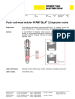 Wartsila 32 Instruction - Injection Valve Push Rod