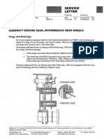 Wartsila Vasa 32 - Service Letter - Camshaft Driving Gear & Intermediate Wheels