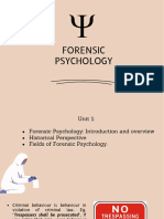 Forensic Psychology