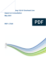 Brechin To Tealing 132 KV Overhead Line Report On Consulation May 2021