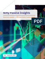 Nifty Passive Insights Quarterly Update - July To September 2023