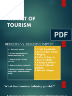 Impacts of Tourism