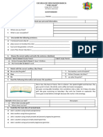 10TH Questionnaire