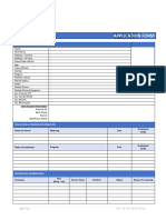 Form - HR - Application Form - IBM Kosong