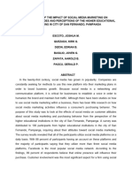 An Analysis of The Impact of Social Media Marketing On Individuals' Attitudes and Perceptions of The Higher Educational Institutions in City of San Fernando, Pampanga