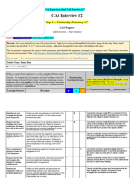 CAS Interview #2 - Step 1 - Self & Peer Eval