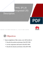 OTF810002 OptiX RTN 980L IP LH Hardware (Integrated LH) Description ISSUE 1.01