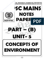 MPPSC Mains Environment Pyq Solved (2020-2023)