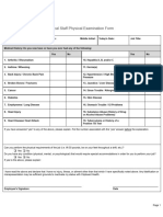 Clipboard Physical Exam Form