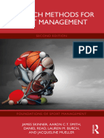 James Skinner, Aaron C.T. Smith, Daniel Read, Lauren M. Burch - Research Methods For Sport Management (Foundations of Sport Management) - Routledge (2024)